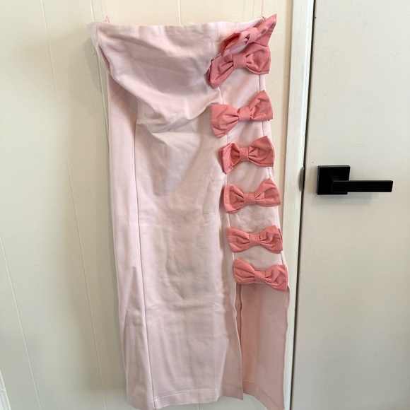 Anthropologie BHLDN Lia strapless pink dress M - Picture 3 of 7